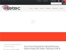 Tablet Screenshot of broadcast-eletec.com